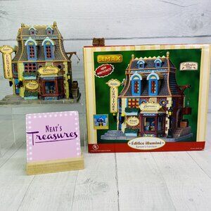 Lemax Caddington Village 95821 BARSOM'S FURNIITURE 2009 Light Up Building FLAW